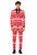 Red and Green Winter Wonderland Men's Adult Christmas Suit - US44