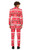 Red and Green Winter Wonderland Men's Adult Christmas Suit - US44