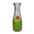Green and Orange Contemporary Hand Painted Beverage Carafe 34 oz.