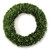 Natural Fiber Artificial Boxwood Christmas Wreath - 24-Inch, Unlit