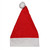 Red and White Unisex Adult Christmas Santa Hat Costume Accessory - Small