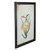 26” Yellow and Green Desert Baileya Flower with Black Photo Frame