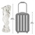 40.5" White and Gray Ascending Angel Sculpture Outdoor Garden Statue