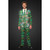 Green and Red Tree Men's Adult Christmas Light Up Suit - Medium