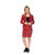 Red and Black Lumberjackie Women's Adult Christmas Suit - US12