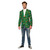 Green and Red Xmas Tree Men's Adult Christmas Light Up Blazer Extra-Large