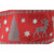 Red and Gray Reindeer Christmas Craft Ribbon 4" x 10 Yards