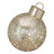 12-Inch Lighted Gold Christmas Ornament Table Piece