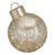 12-Inch Lighted Gold Christmas Ornament Table Piece