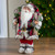 16" Alpine Chic Standing Santa Claus with Snowshoes and Skis Christmas Figure
