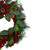 Leaves, Berry and Pine Needle Artificial Christmas Wreath - 24-Inch, Unlit