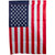 Patriotic Americana Embroidered Outdoor House Flag 28" x 40"