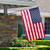 Patriotic Americana Embroidered Outdoor House Flag 28" x 40"