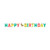 Club Pack of 12 Orange and Pink "HAPPY BIRTHDAY" Printed Fiesta Fun Banner 96"