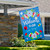 Welcome to Our Home Blue Floral Outdoor House Flag 28" x 40"