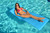 70-Inch Blue Portable Rippled Foam Swimming Pool Mattress Raft