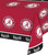 Club Pack of 12 Red and Black Univ of Alabama NCAA Disposable Banquet Party Table Covers 9'