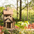 24.02" Rustic Wooden Birdhouse