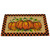 Checkered Fall Harvest Pumpkin Doormat 18" x 30"