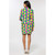 Yellow and Green Harlequin Themed Women Adult Mardi Gras Suit - US10 - 33830534