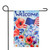 Welcome Patriotic Americana Outdoor Floral Garden Flag 12.5" x 18"