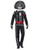 48" Black and White Day of the Dead Senor Bones Men Adult Halloween Costume - Large
