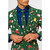 Green and Red Unique Santa Claus Men's Adult Christmas Suit - US38