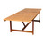 9-Piece Brown Brooks Eucalyptus Extendable Rectangular Outdoor Patio Dining Set 79"
