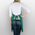 32' x 28' Dark Green Colored Adjustable Chefs Apron with Pockets