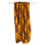 Set of 2 Yellow and Brown Print Harvest Plaid Fleece Throw Blankets 50" x 60"