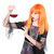 Bright Orange Halloween Wig Costume Accessory- One Size Fits Most