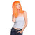 Bright Orange Halloween Wig Costume Accessory- One Size Fits Most