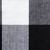 40" White and Black Buffalo Checkered Square Tablecloth