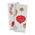 Set of 2 Red and Green Christmas Trimmings Printed Rectangular Dishtowels 28"
