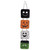 37.4'' White and Orange Hanging Halloween Faces Ornament