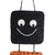 37.4'' White and Orange Hanging Halloween Faces Ornament