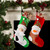 Pack of 2 Red and Green Christmas Themed Stockings 21"