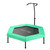 50" Black and Green Upper Bounce Hexagonal Outdoor Fitness Mini Trampoline