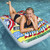 60" Inflatable Vibrantly Colored Marvel Captain America Swimming Pool Float Lounger - 32585962