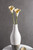 Set of 3 White Artificial Long Stem Calla Lilies 26"