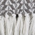 4' x 5' Gray and White Rectangular Handwoven Throw