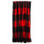 Set of 2 Red and Black Coral Fleece Buffalo Checkered Throw Blankets 50" x 60"