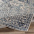 5.25' x 7.25' Denim and Beige Distressed Rectangular Area Throw Rug