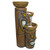 29"Three Bowl Aloha Tiki Outdoor Garden Fountain