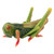 10" The Green Machine Grasshopper Outdoor Garden Statue