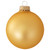 8ct Honey Gold Glass Christmas Ball Ornaments 2.5" (67mm)
