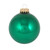 8ct Emerald Green Shiny Glass Christmas Ball Ornaments 2.5" (67mm)