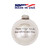 Silver Emergency Medical Services Logo Christmas Ball Ornaments 3.25" (80mm)