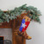18.5" Brown and Red Texas Flag Cowboy Boot Christmas Stocking