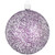 4ct Purple and Silver Shatterproof Christmas Ball Ornaments 4.75" (120mm)